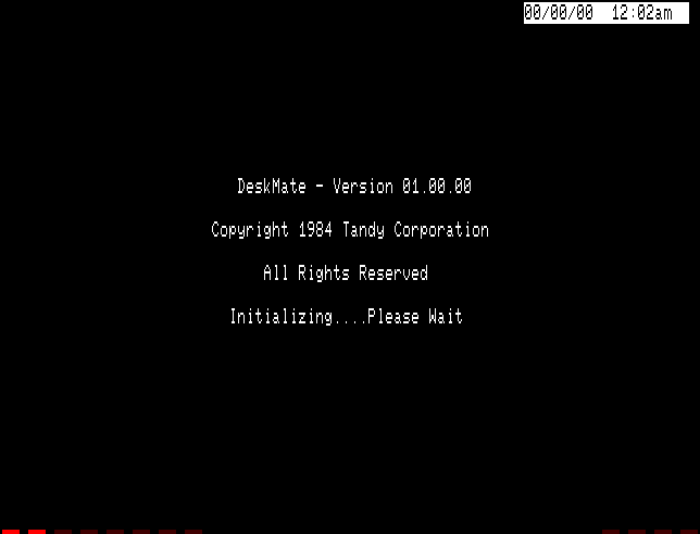 DeskMate 1.00 TRS80 - Splash
